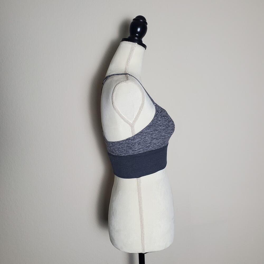 Alo Lush Heathered Gray Bra XS - Picture 2 of 6